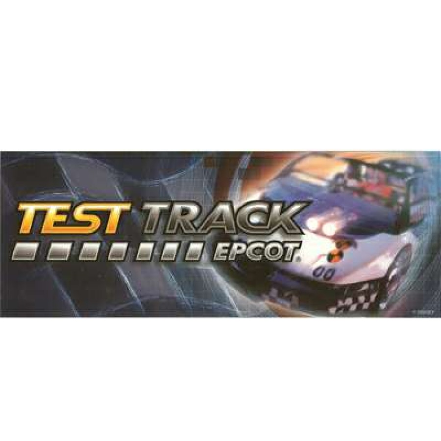 Home & Decor * | Discount Disney Car Magnet Test Track Bumper Magnet