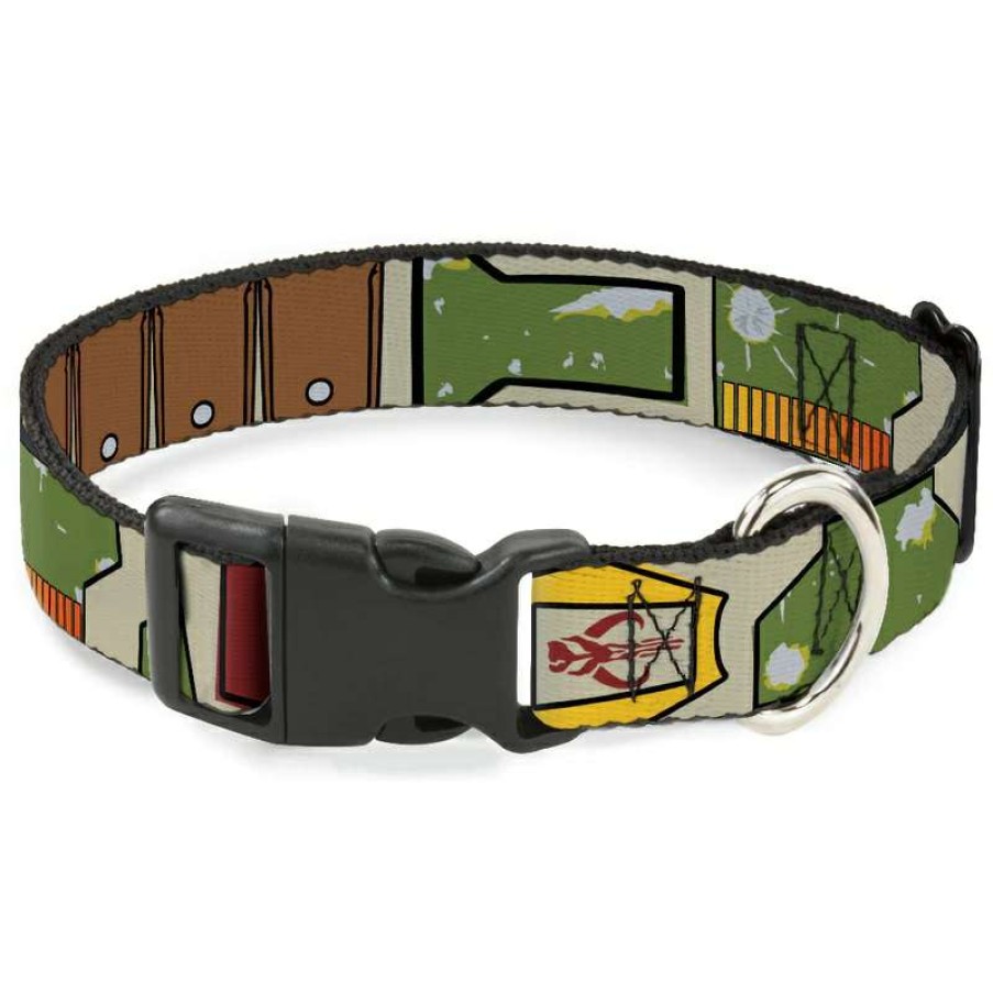 Home & Decor * | Cheap Online Disney Designer Breakaway Pet Collar Star Wars Boba Fett Utility Belt