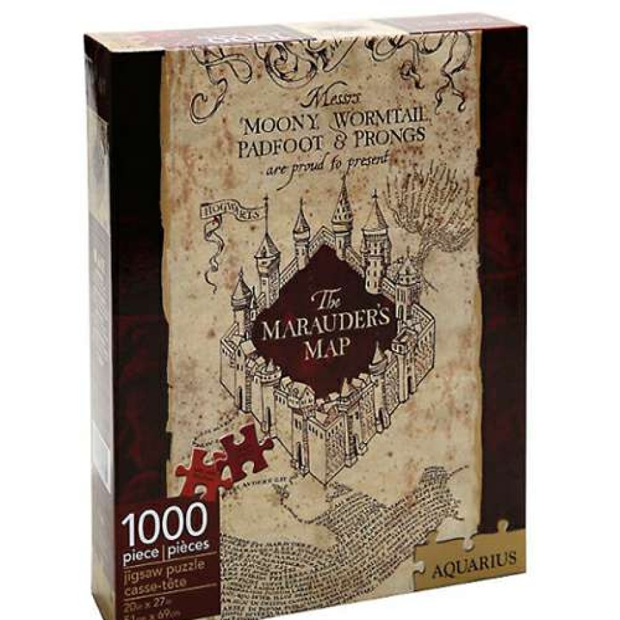 Home & Decor * | Best-Selling Disney Universal Harry Potter Puzzle The Marauder'S Map