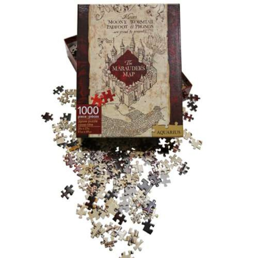 Home & Decor * | Best-Selling Disney Universal Harry Potter Puzzle The Marauder'S Map