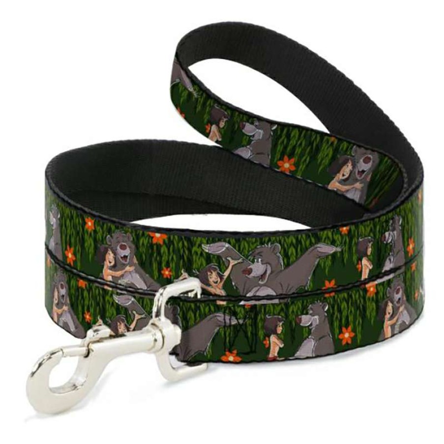 Home & Decor * | Popular Disney Designer Pet Leash Mowgli & Baloo Best Friends Jungle Book