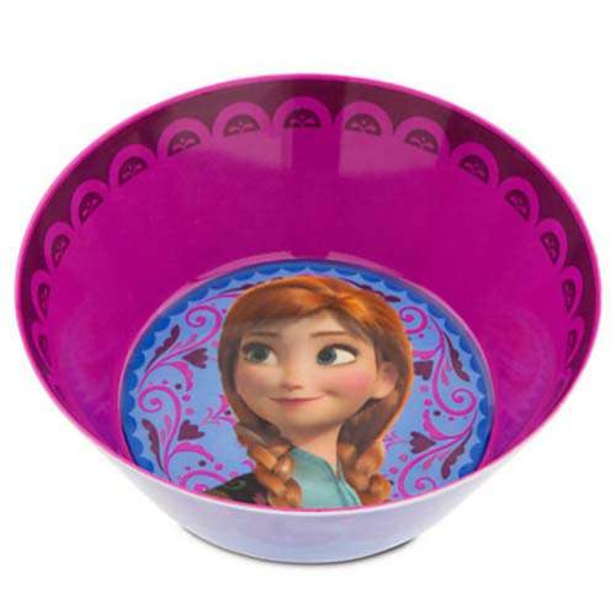 Home & Decor * | Top Sell Disney Plastic Bowl Frozen Anna