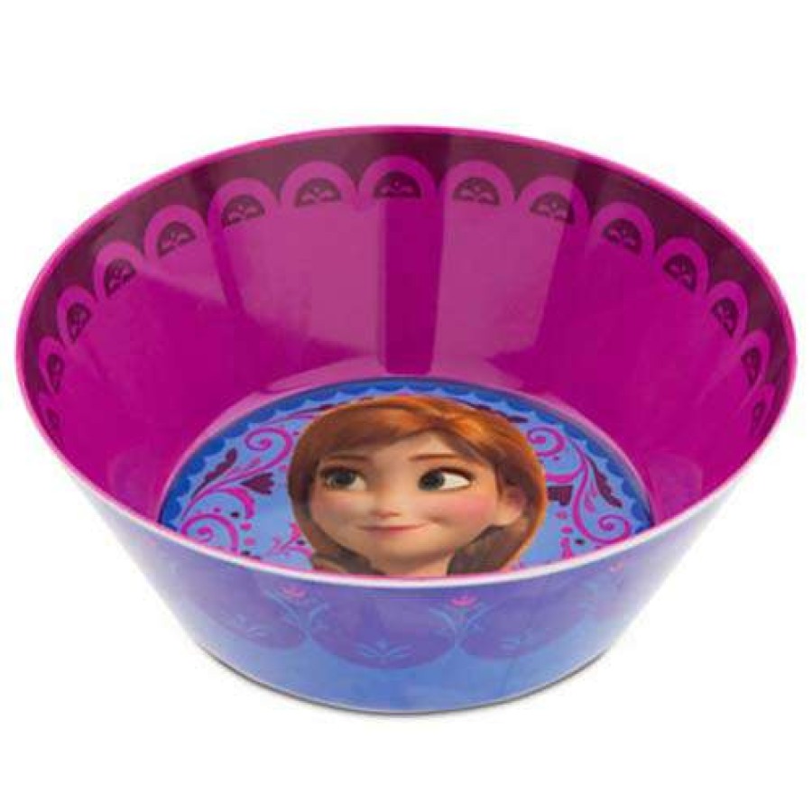 Home & Decor * | Top Sell Disney Plastic Bowl Frozen Anna