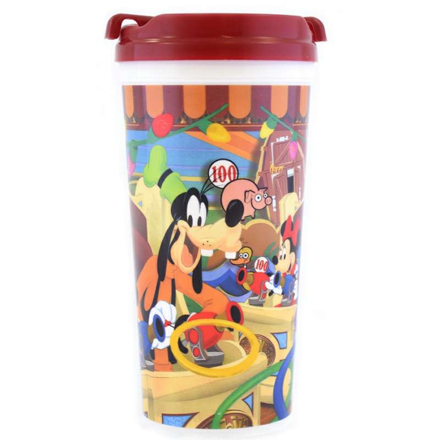 Home & Decor * | Disney Thermal Travel Mug Cup Happy Holidays Toy Story Mania Exclusive