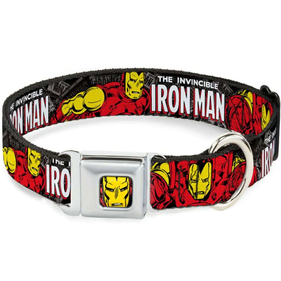 Home & Decor * | Good Quality Disney Designer Pet Collar The Invincible Iron Man