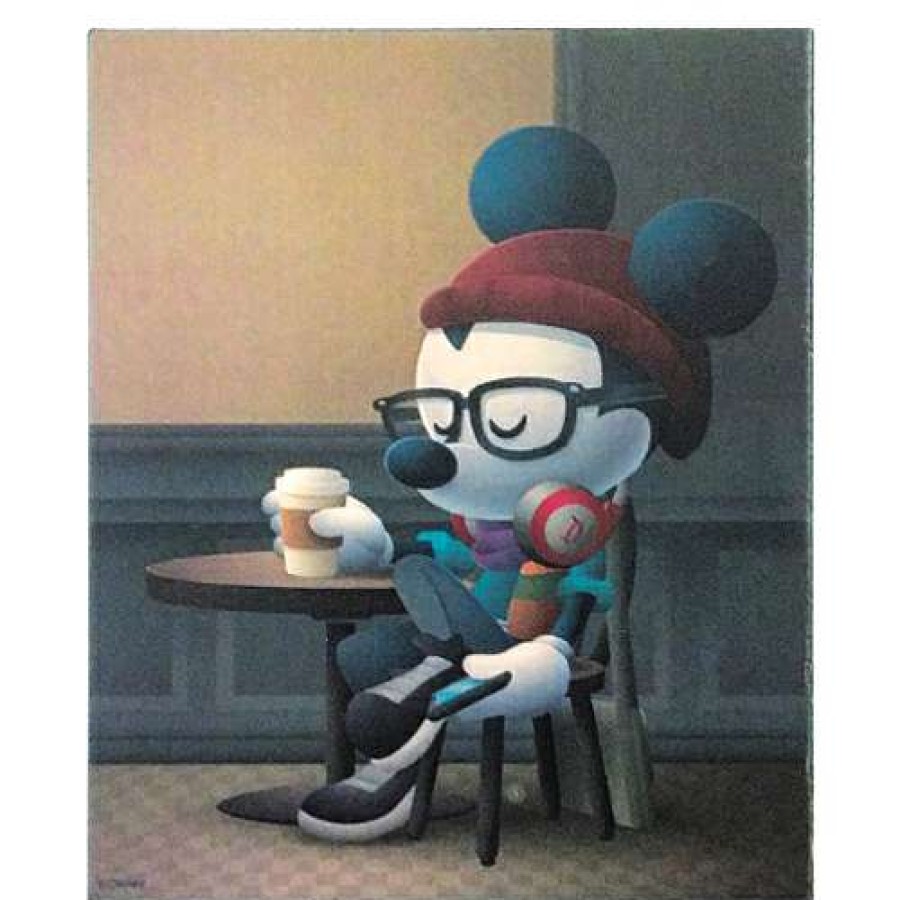 Home & Decor * | Disney Magnet Cafe Hipster By Jerrod Maruyama Closeout Sale