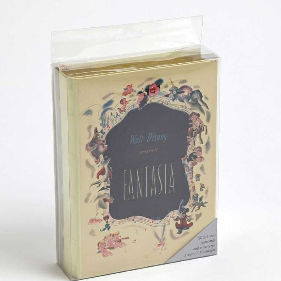 Home & Decor * | Disney Archives Collection Notecard Set Fantasia 5 X 7 Bestsellers