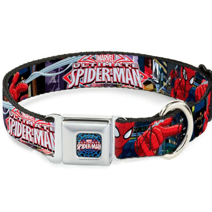 Home & Decor * | Bestsellers Disney Designer Pet Collar The Ultimate Spider-Man