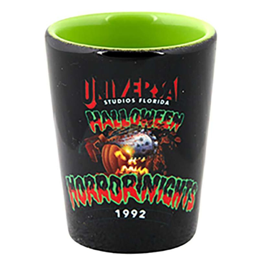 Home & Decor * | Universal Shot Glass Halloween Horror Nights Retro 1992 Pumpkin Best Quality Disney