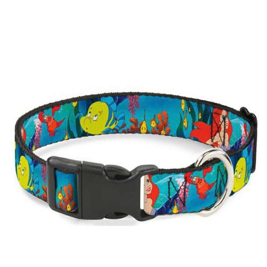 Home & Decor * | Wholesale Disney Designer Breakaway Pet Collar The Little Mermaid Under The Sea