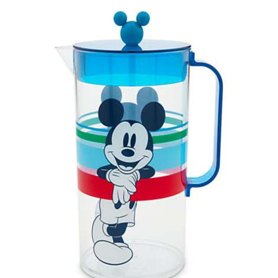 Home & Decor * | Reasonable Price Disney Plastic Pitcher Mickey Mouse Summer Fun