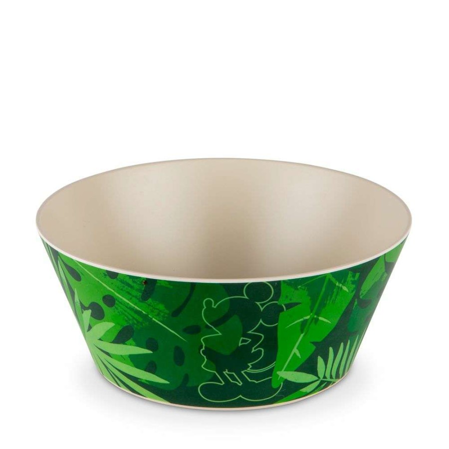 Home & Decor * | Disney Serving Bowl Mickey Mouse Tropical Serving Bowl Exactly Discount