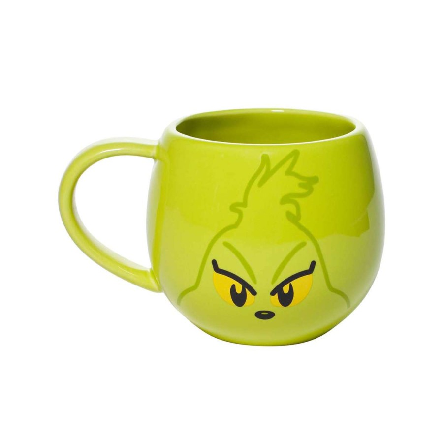 Home & Decor * | Reasonable Price Disney Universal Coffee Cup Mug Grinch Pop Face