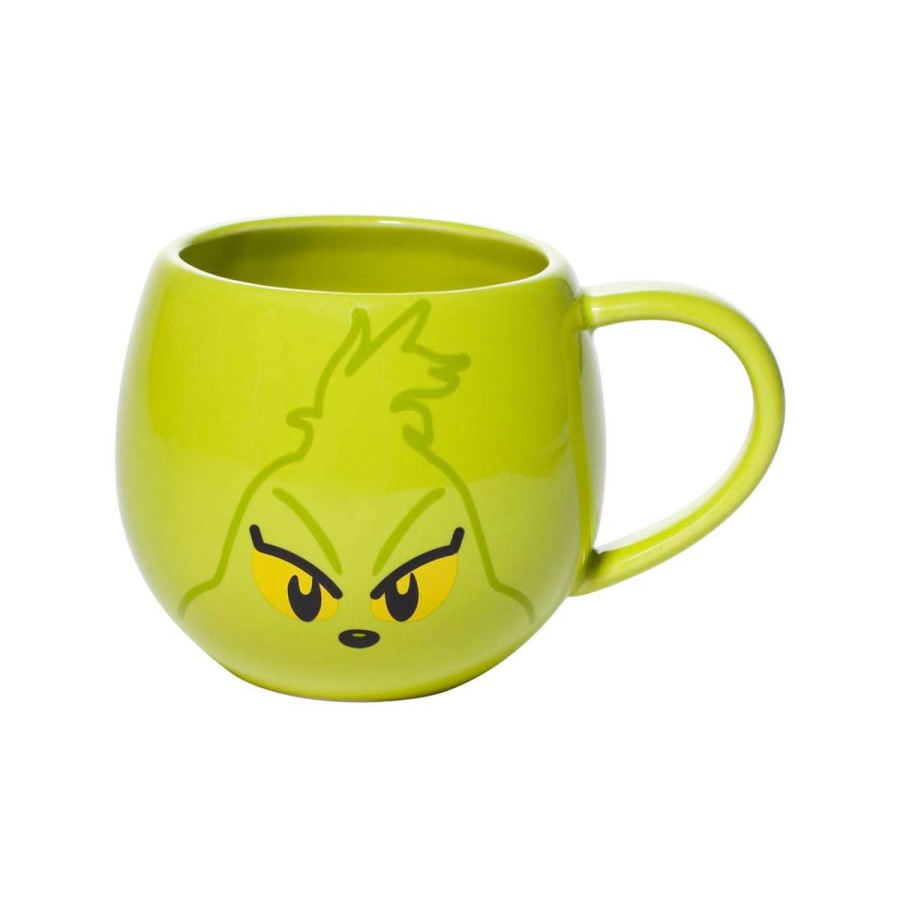 Home & Decor * | Reasonable Price Disney Universal Coffee Cup Mug Grinch Pop Face