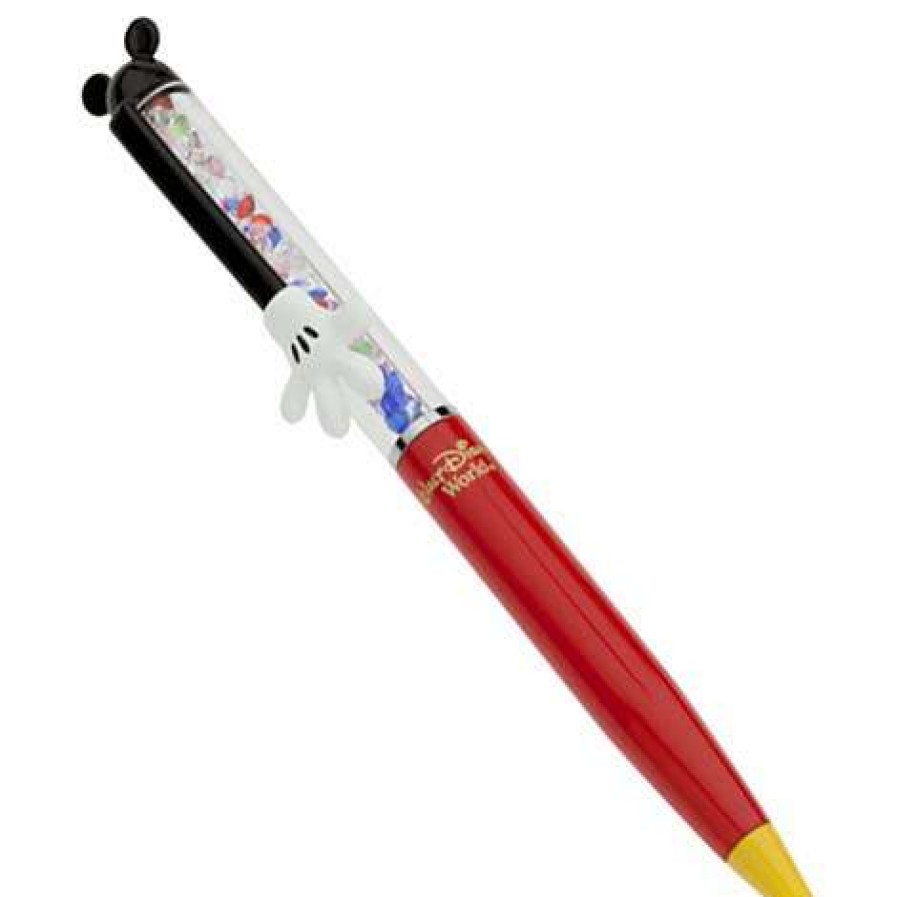 Home & Decor * | Discount Disney Arribas Keepsake Pen Walt Disney World Mickey Mouse Red & Colors