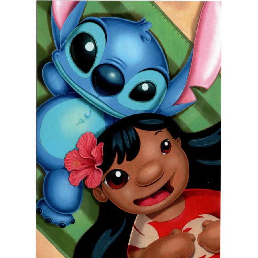 Home & Decor * | Disney Postcard Kristin Tercek Ohana Crazy Deals