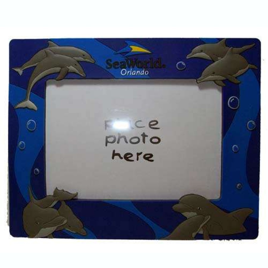 Home & Decor * | Bestsellers Disney Seaworld Rubber Frame Sea World Dolphin 4 6