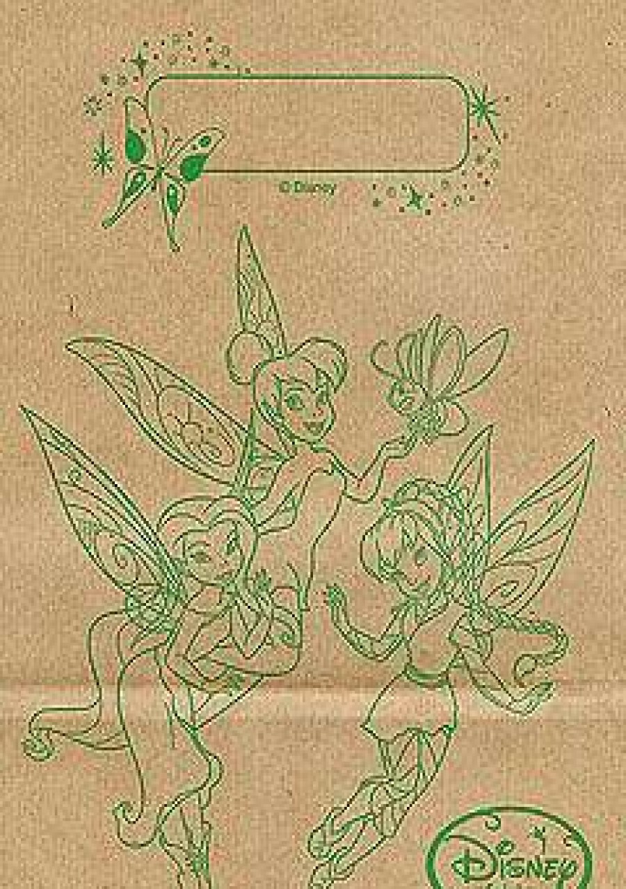 Home & Decor * | Hot Sell Disney Lunch Bag Brown Disney Fairies