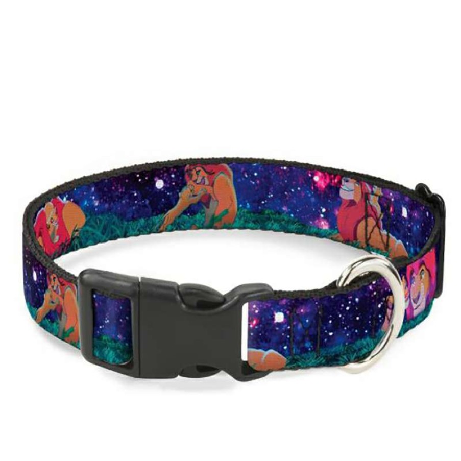 Home & Decor * | Discount Disney Designer Breakaway Pet Collar Mufasa And Simba Under The Stars