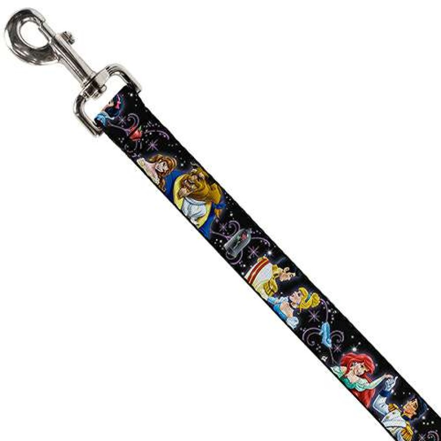 Home & Decor * | Bestsellers Disney Designer Pet Leash Princesses & Princes Dancing