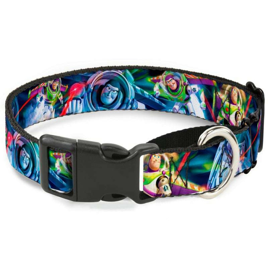 Home & Decor * | Disney Designer Martingale Dog Collar Buzz Lightyear Poses Clearance Sale