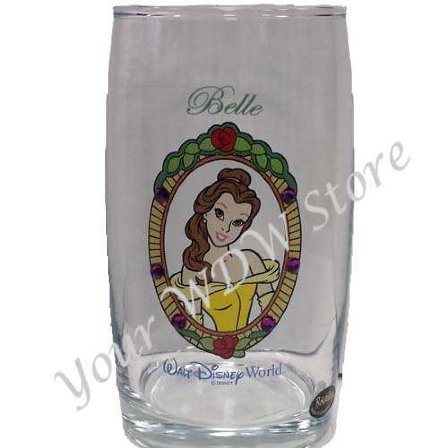 Home & Decor * | Disney Arribas Juice Glass Princess Belle Cheaper