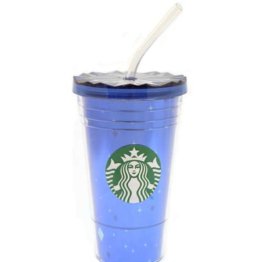 Home & Decor * | Hot Selling Disney Tumbler With Straw Starbucks Disneyland 60Th Anniversary