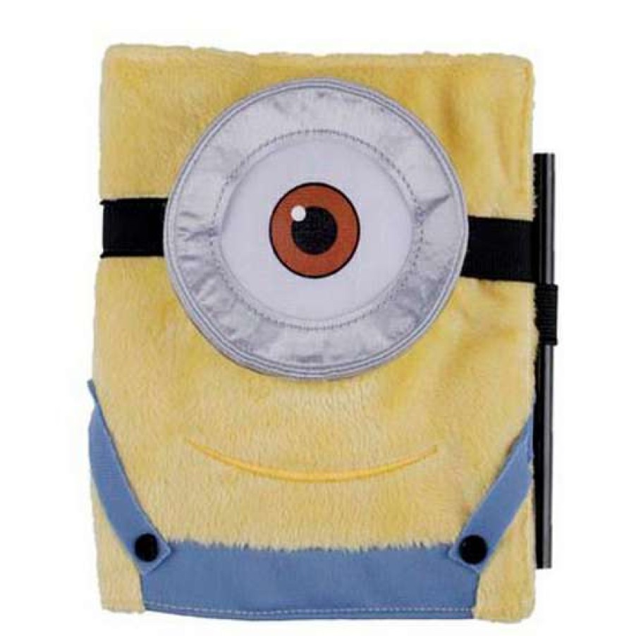 Home & Decor * | Best-Selling Disney Universal Journal Despicable Me Minion Plush Journal