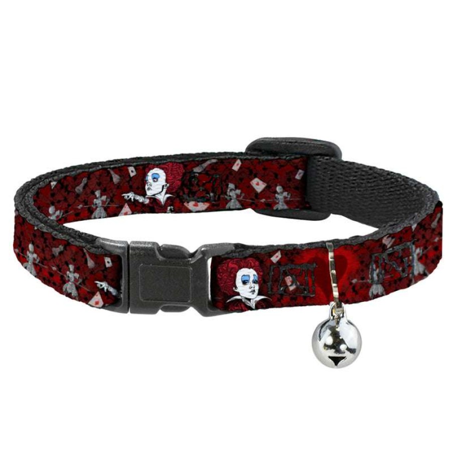 Home & Decor * | Limit Offer Disney Designer Cat Collar Queen Of Hearts Poses