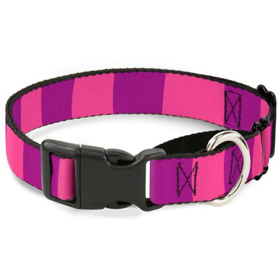 Home & Decor * | Disney Designer Martingale Dog Collar Cheshire Cat Stripes Reasonable Price