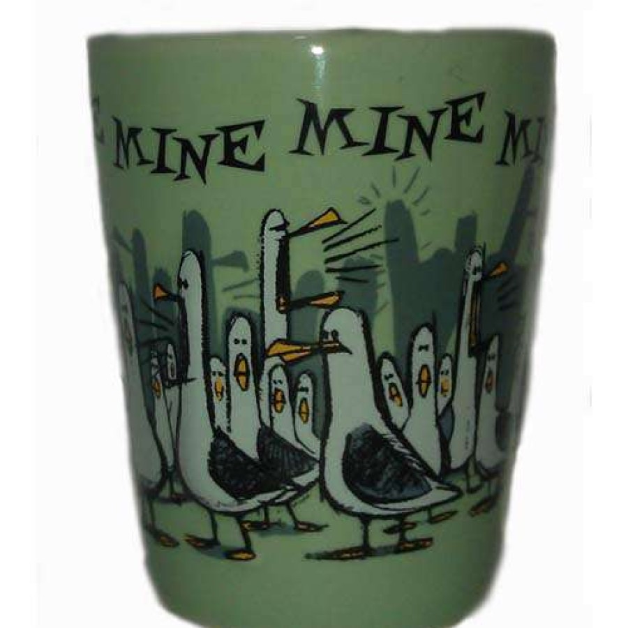 Home & Decor * | Disney Shot Glass Finding Nemo Mine, Mine, Mine Green Sells Cheap