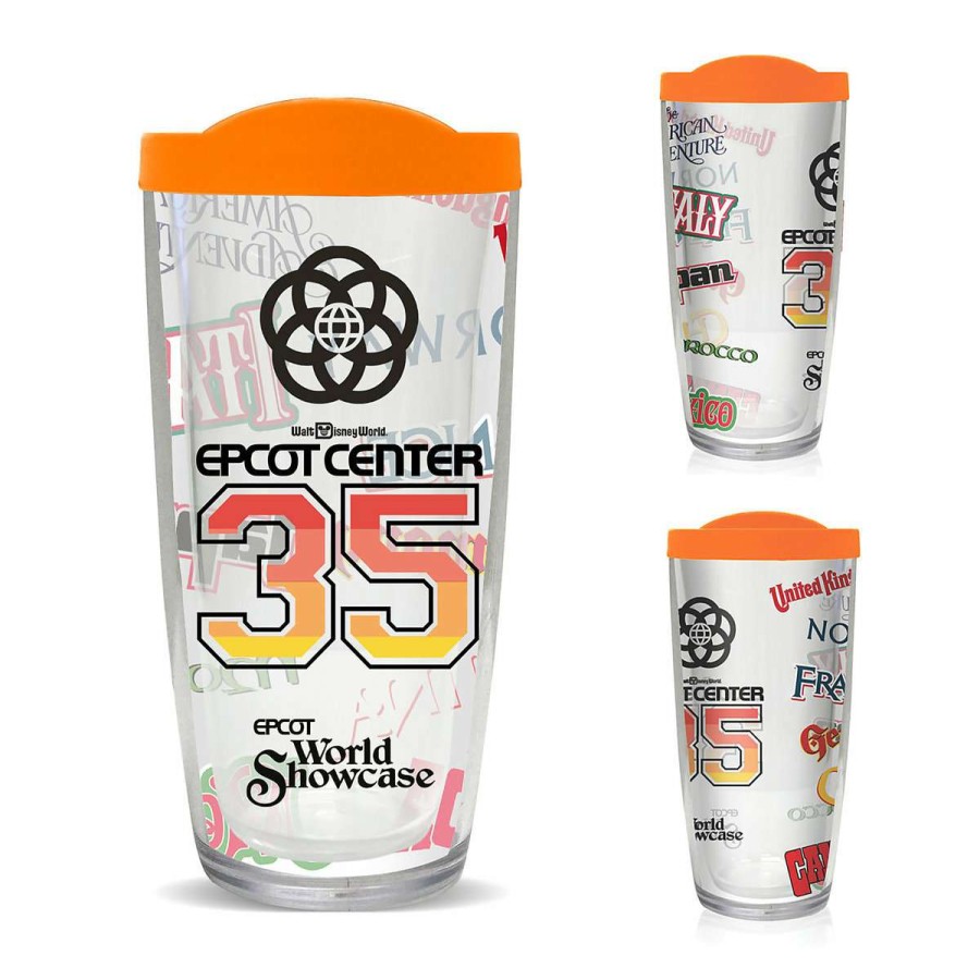 Home & Decor * | Hot Selling Disney Tumbler Epcot 35Th Anniversary Limited Release