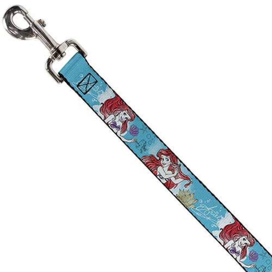 Home & Decor * | Outlet Disney Designer Pet Leash Ariel W/ Dinglehopper Autograph