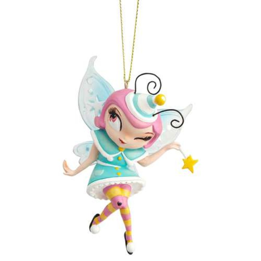 Home & Decor * | Wonderful World Of Miss Mindy Ornament Party Fairy By Miss Mindy Outlet Disney