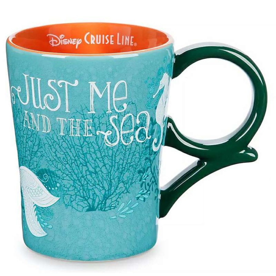 Home & Decor * | With Discount Disney Coffee Cup Mug Ariel Mug Disney Cruise Line