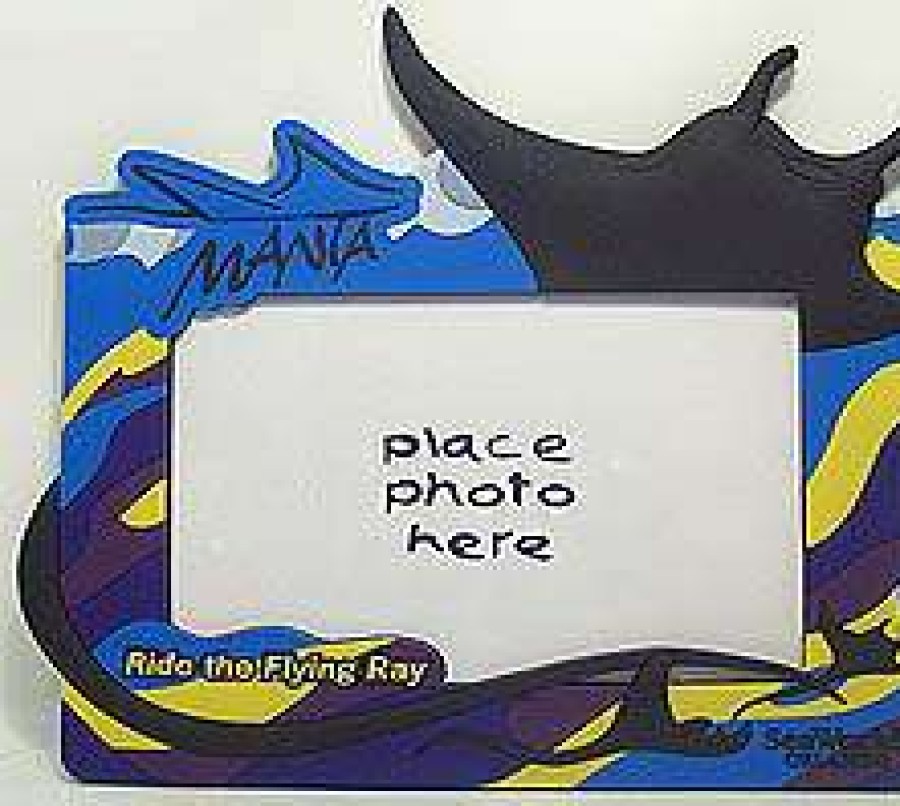 Home & Decor * | Seaworld Photo Frame Manta Ride The Flying Ray Closeout Sale Disney