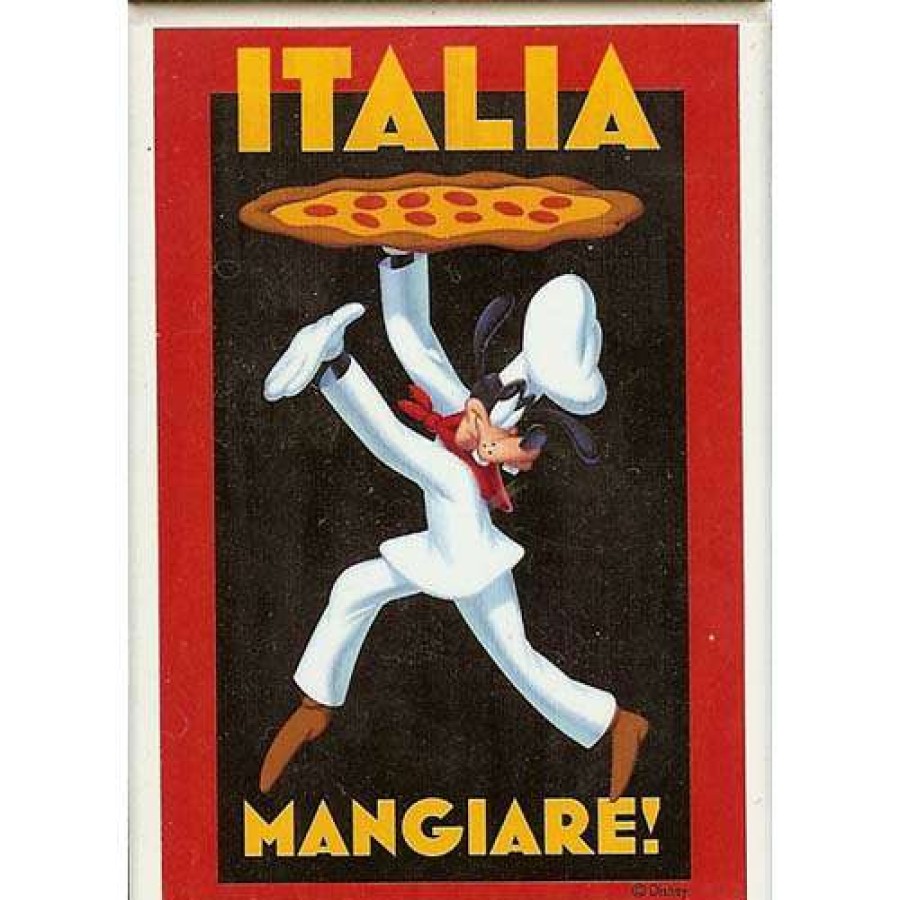 Home & Decor * | Disney Magnet Food And Wine Festival Italia Mangiare! Goofy With Discount