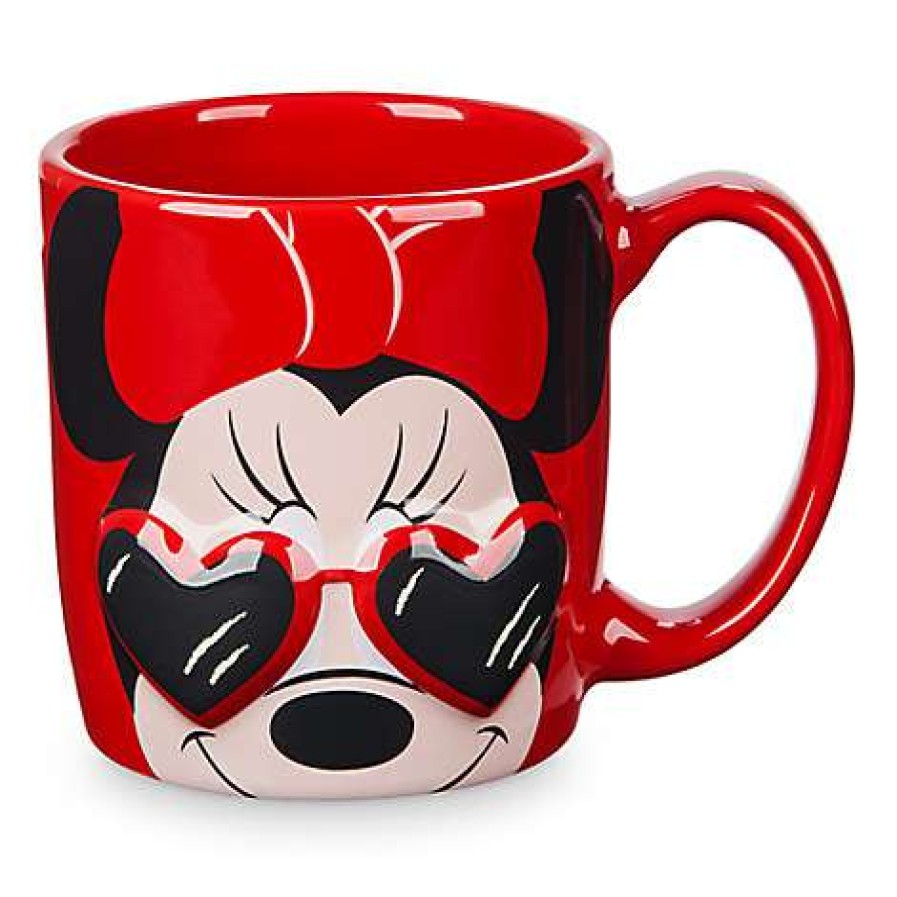 Home & Decor * | Best Sellers Disney Coffee Cup Minnie Mouse Dimensional In Sun Glasses