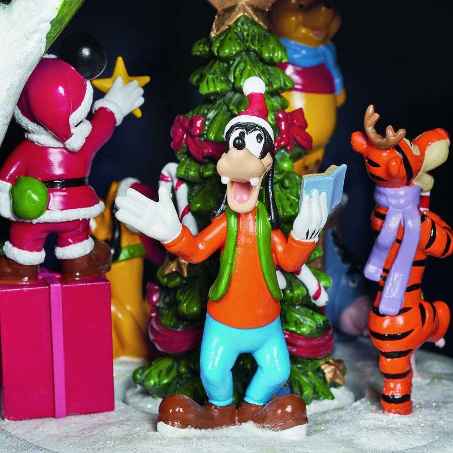 Home & Decor * | Disney Holiday Decorations Animated Disney Holiday Tree With Music New