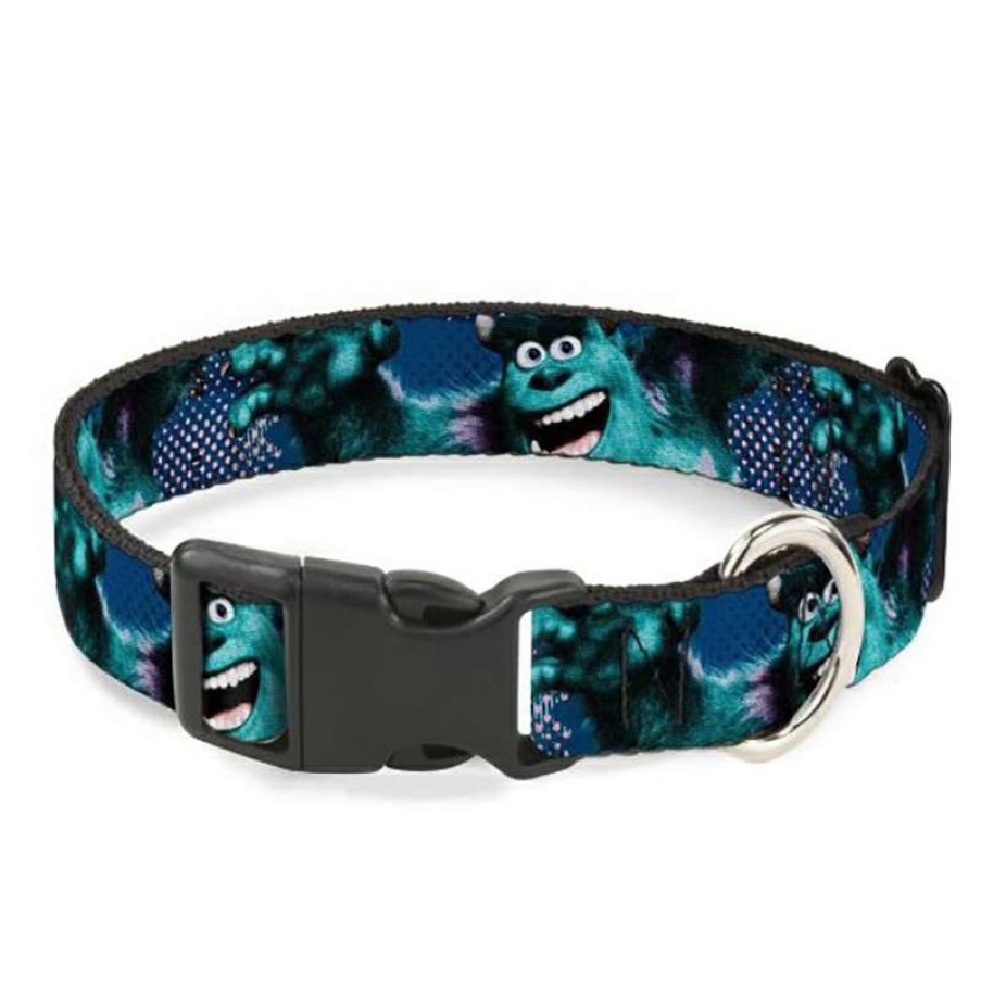 Home & Decor * | Good Quality Disney Designer Breakaway Pet Collar Monsters University Scary Face Sulley