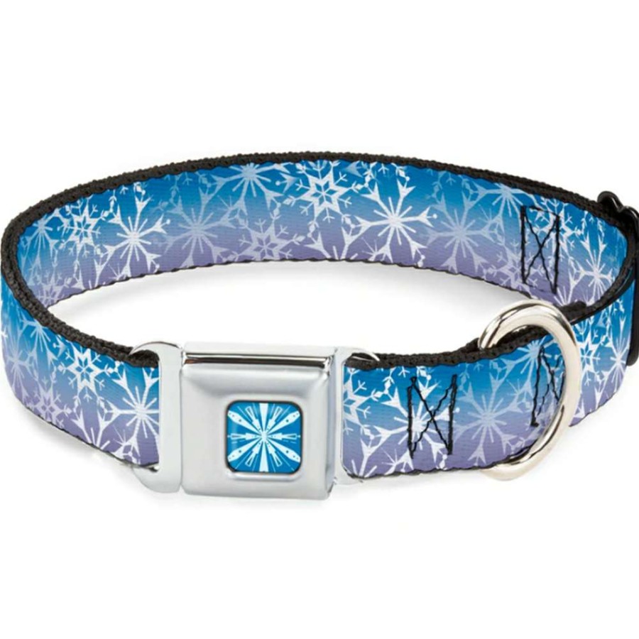 Home & Decor * | New Arrivals Disney Designer Pet Collar Frozen 2 Snowflakes