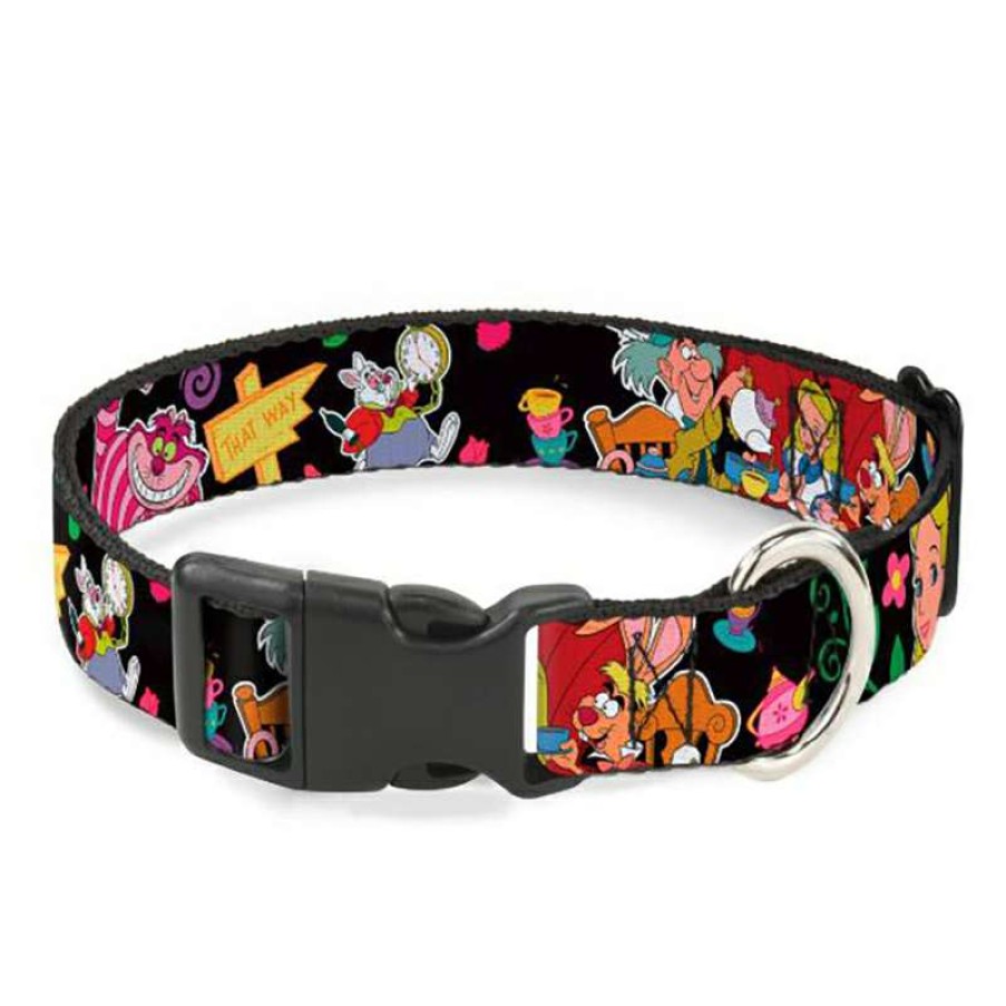 Home & Decor * | Hot Selling Disney Designer Breakaway Pet Collar Alice In Wonderland