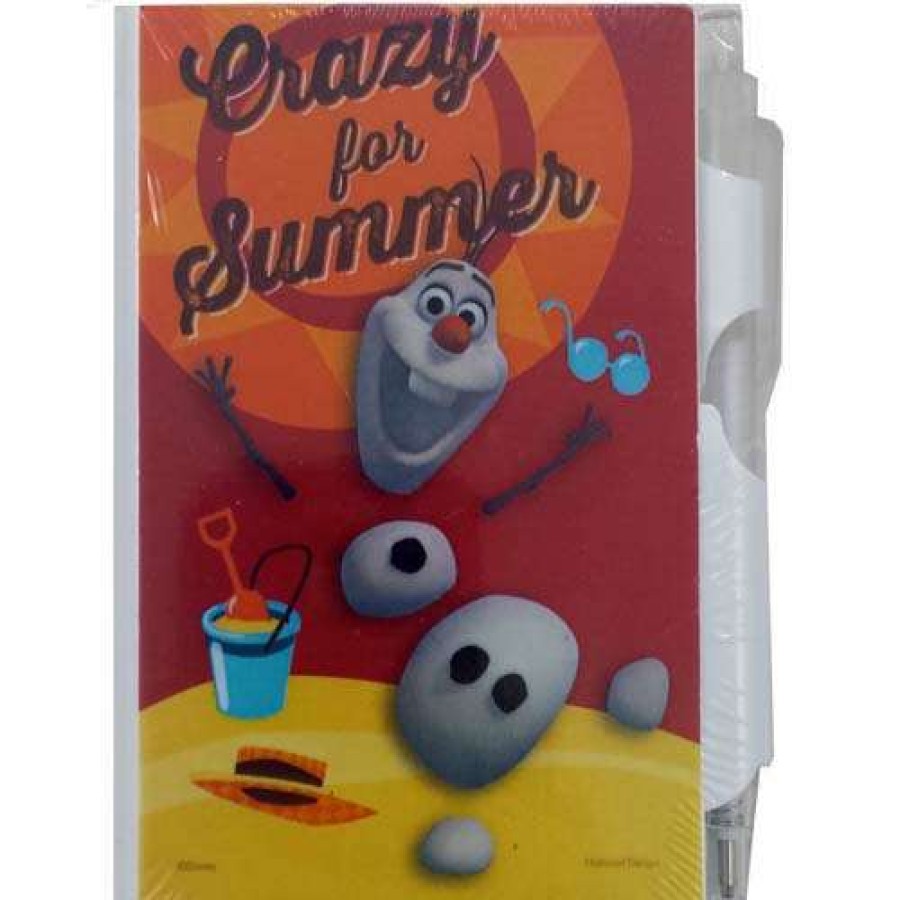 Home & Decor * | Best Quality Disney Notebook Pocket Notes Olaf