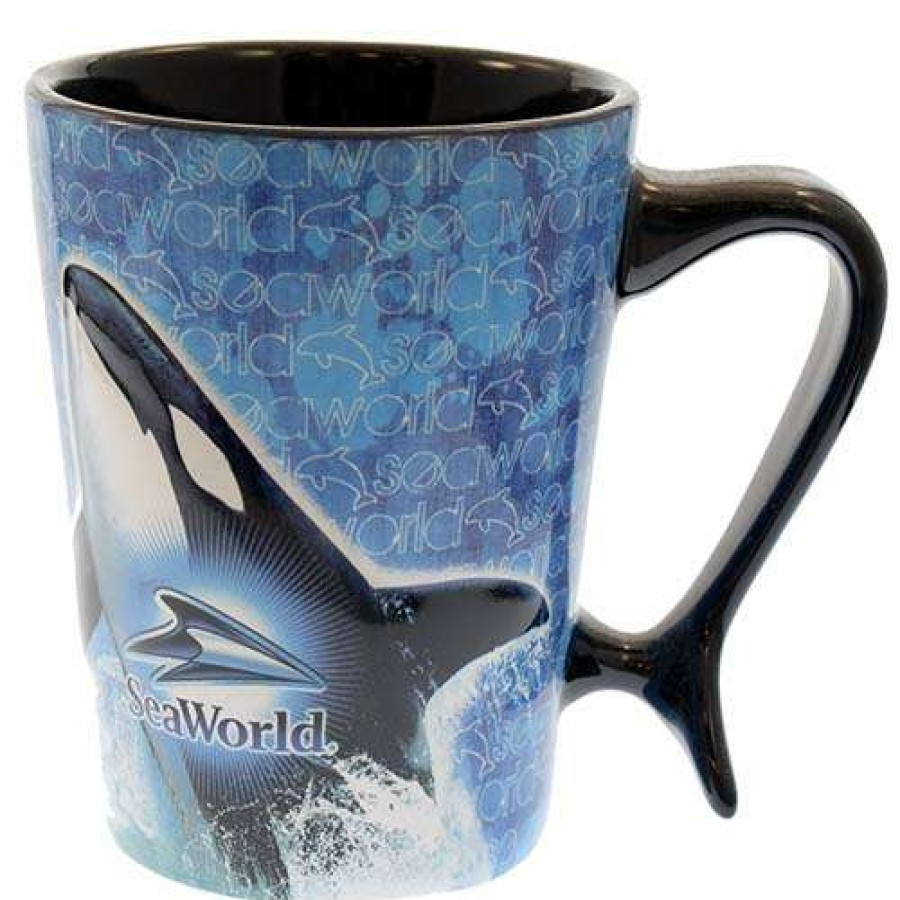 Home & Decor * | Discount Disney Seaworld Coffee Cup Shamu Orca Banner