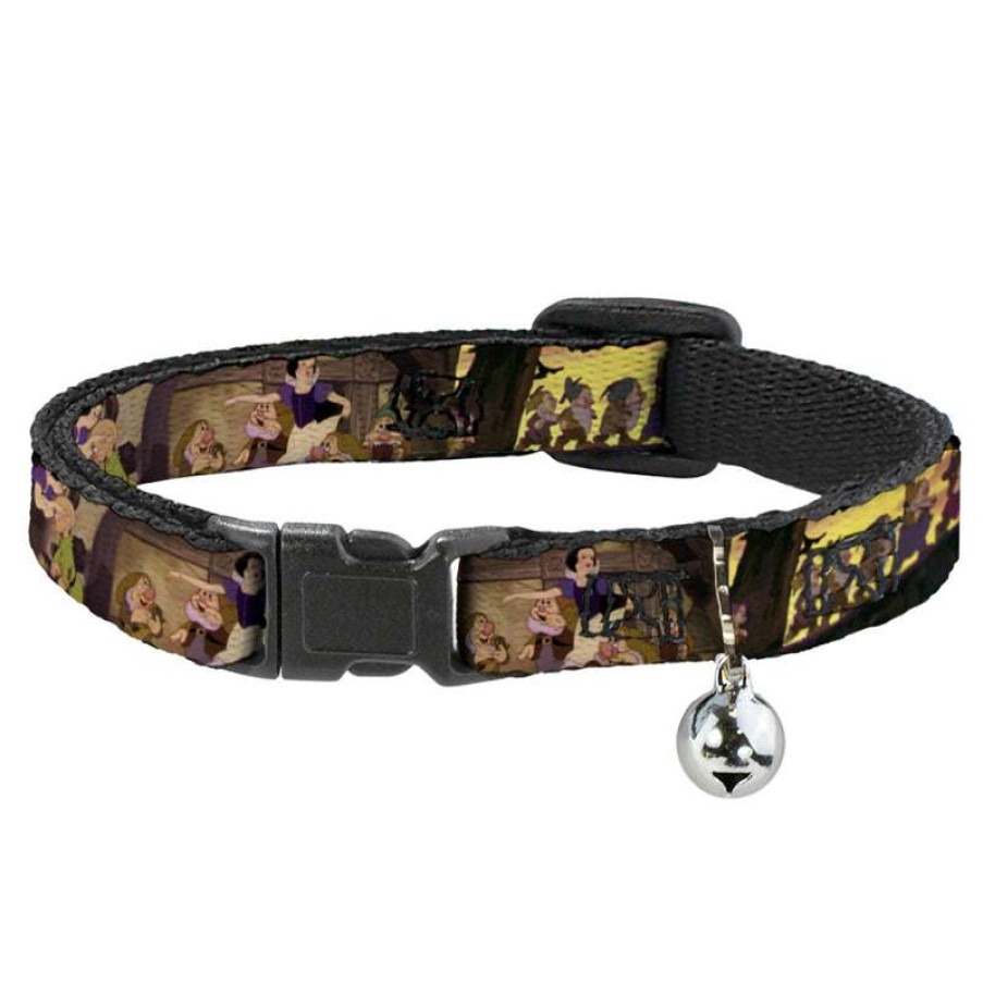 Home & Decor * | Outlet Disney Designer Cat Collar Snow White And The Seven Dwarfs