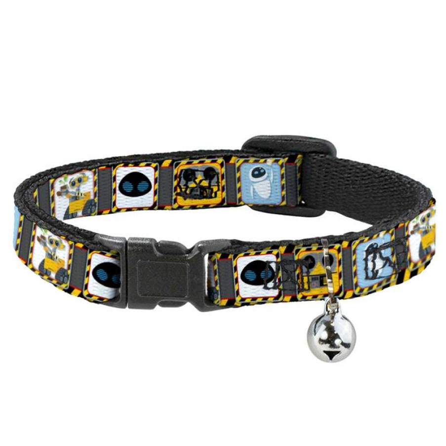 Home & Decor * | New Arrivals Disney Designer Cat Collar Wall-E & Eve Hazard Blocks