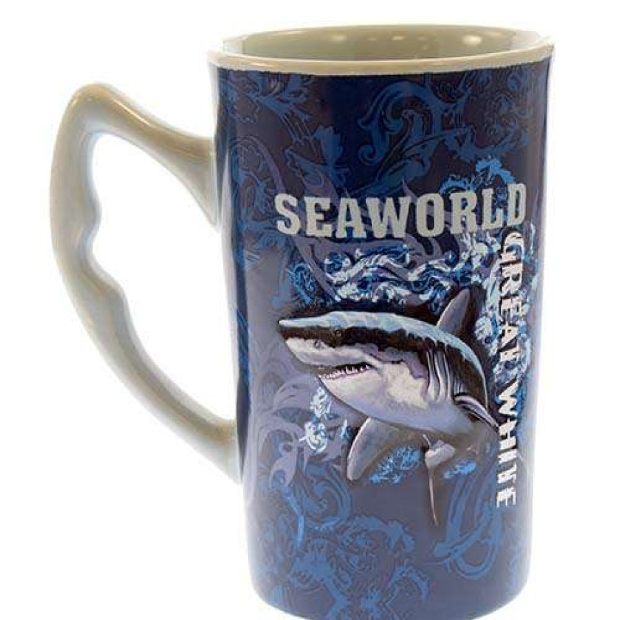 Home & Decor * | Seaworld Coffee Cup Great White Shark With Discount Disney