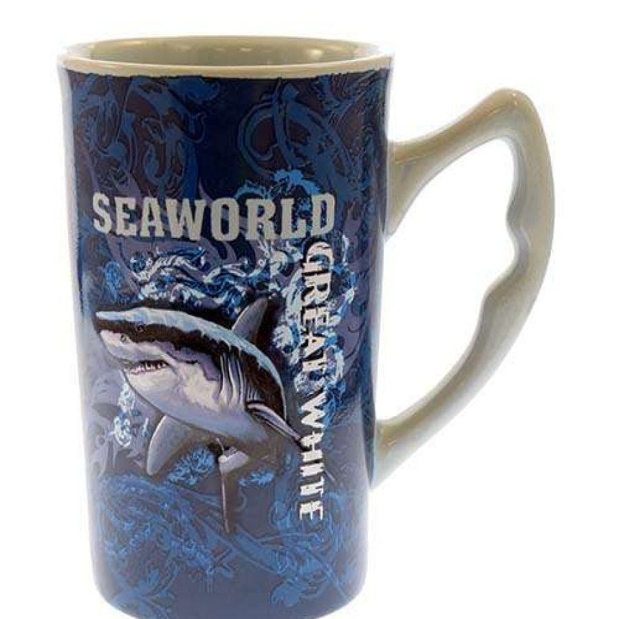 Home & Decor * | Seaworld Coffee Cup Great White Shark With Discount Disney