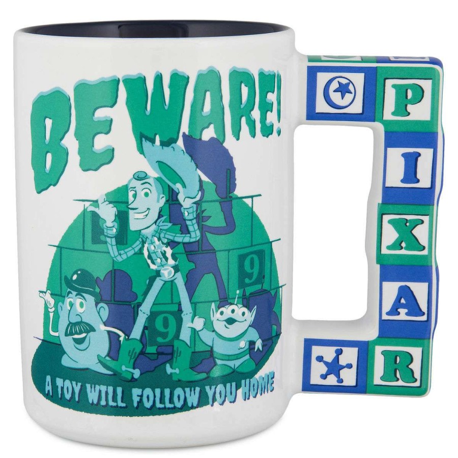 Home & Decor * | Hot Selling Disney Coffee Cup Toy Story Crossover With Haunted Mansion And Pirates Of The Caribbean