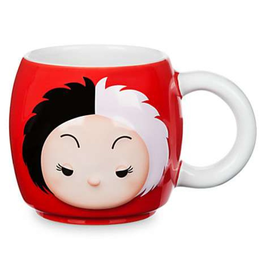 Home & Decor * | Disney Coffee Cup 101 Dalmations Cruella De Vil "Tsum Tsum" Crazy Deals